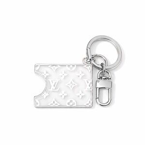 Louis Vuitton Silver Monogram Keychain